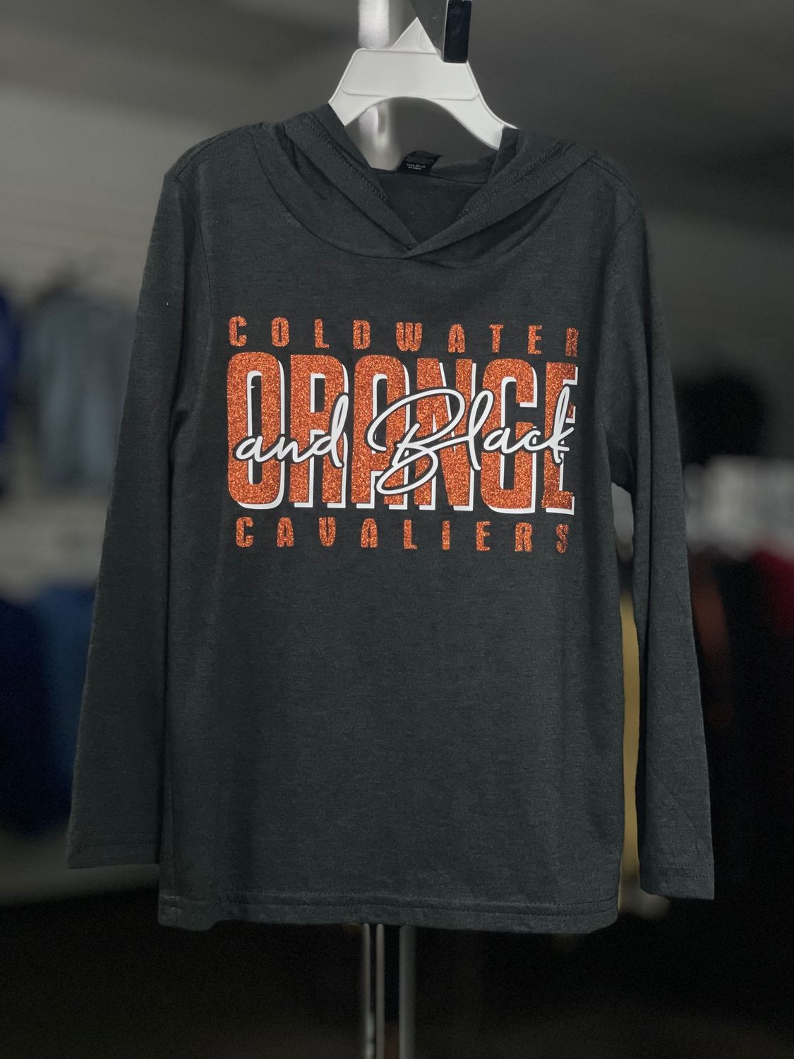 District ® Youth Perfect Tri ® Long Sleeve Hoodie DT139Y Black Frost XS