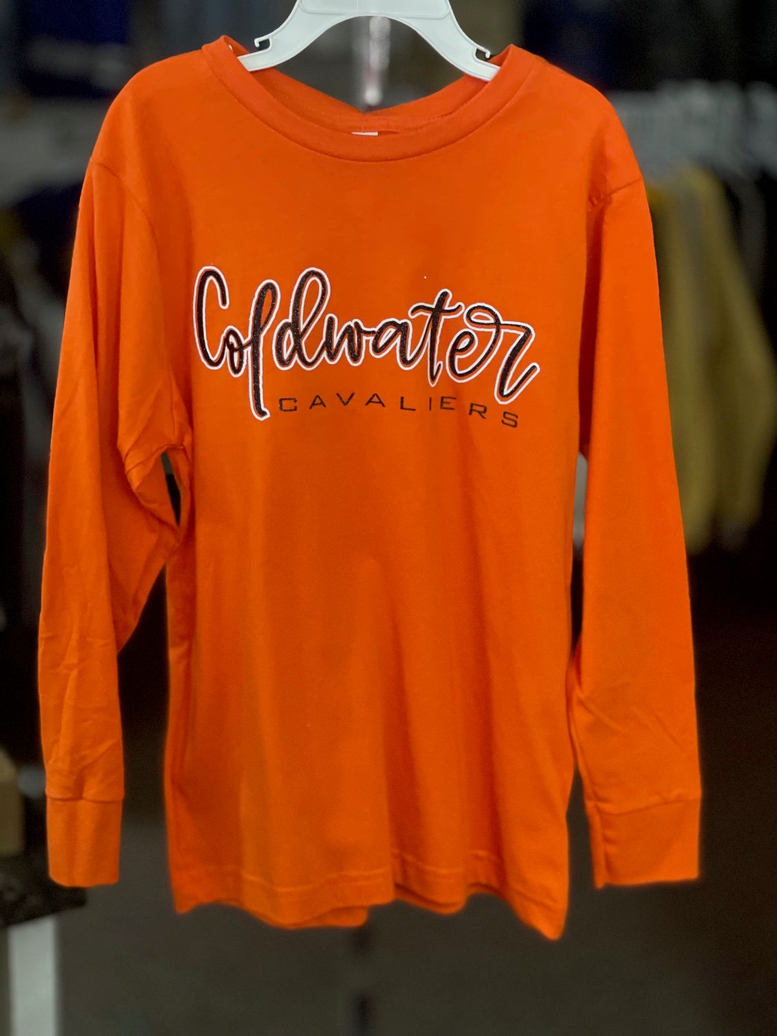 LAT Youth Fine Jersey Long Sleeve Tee 6201 Orange M