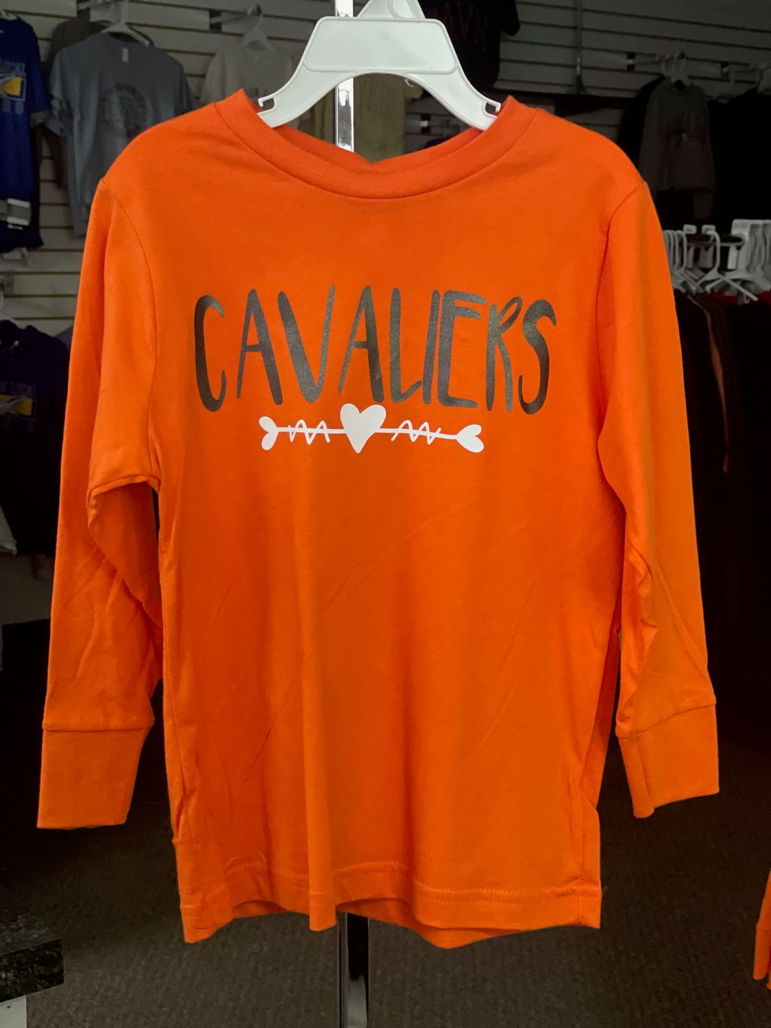 LAT Youth Fine Jersey Long Sleeve Tee 6201 Orange XS