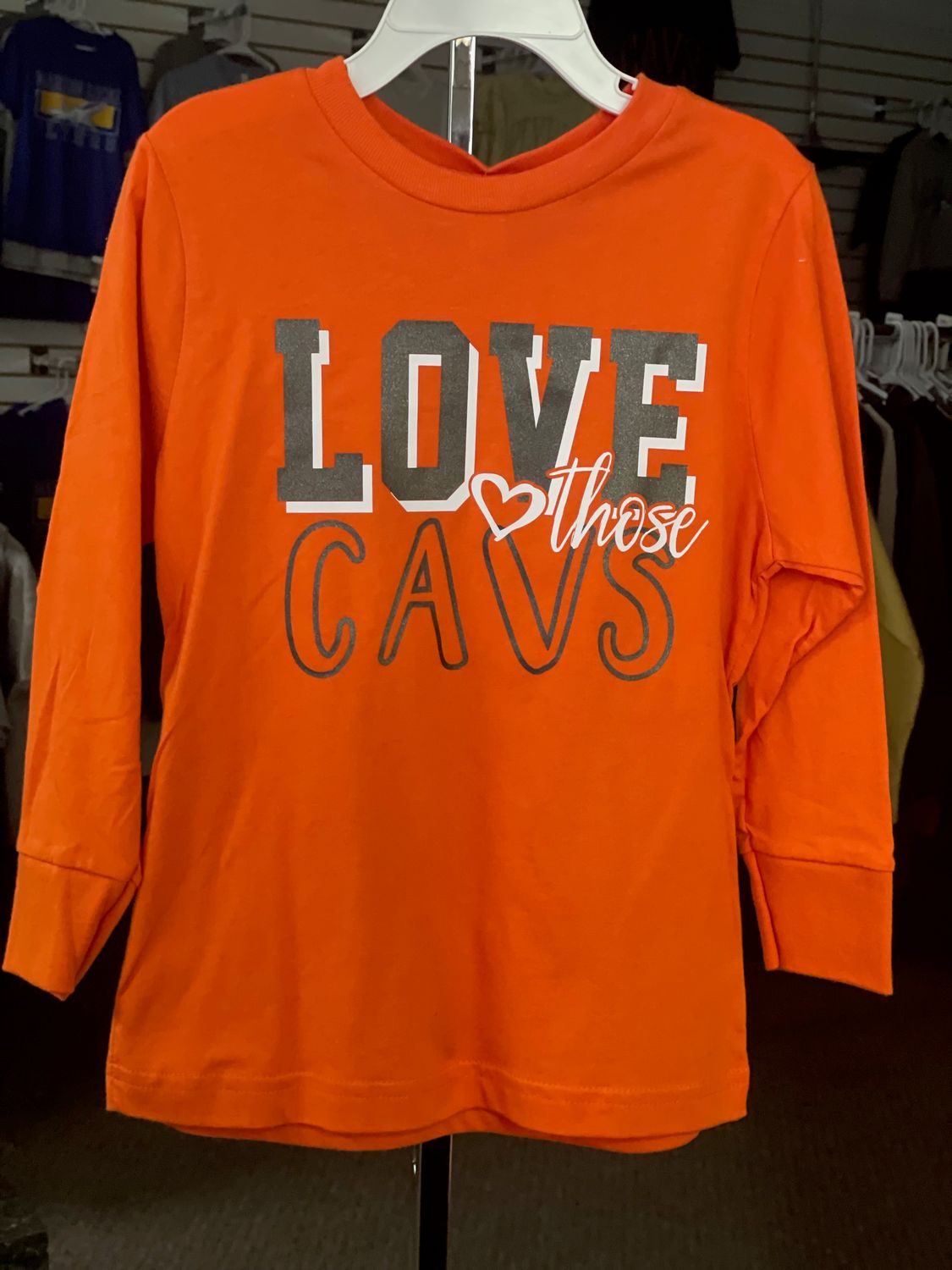 LAT Youth Fine Jersey Long Sleeve Tee 6201 Orange L
