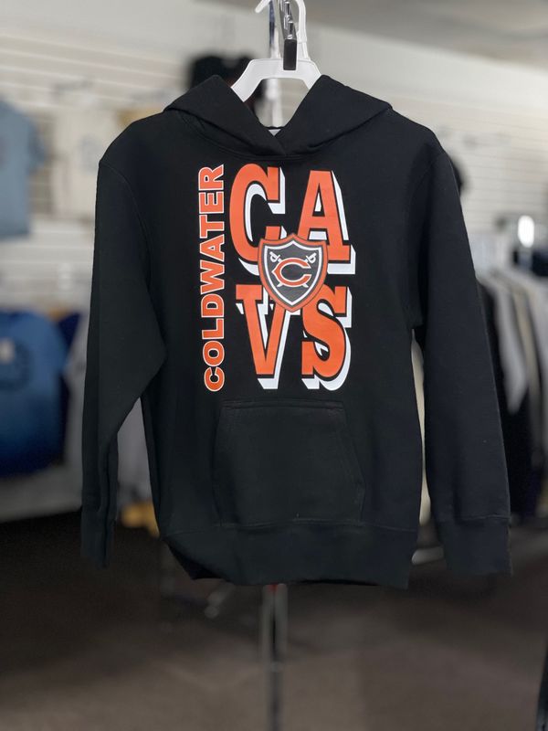 Port &amp; Company - Youth Core Fleece Pullover Hooded Sweatshirt. PC90YH Jet Black S