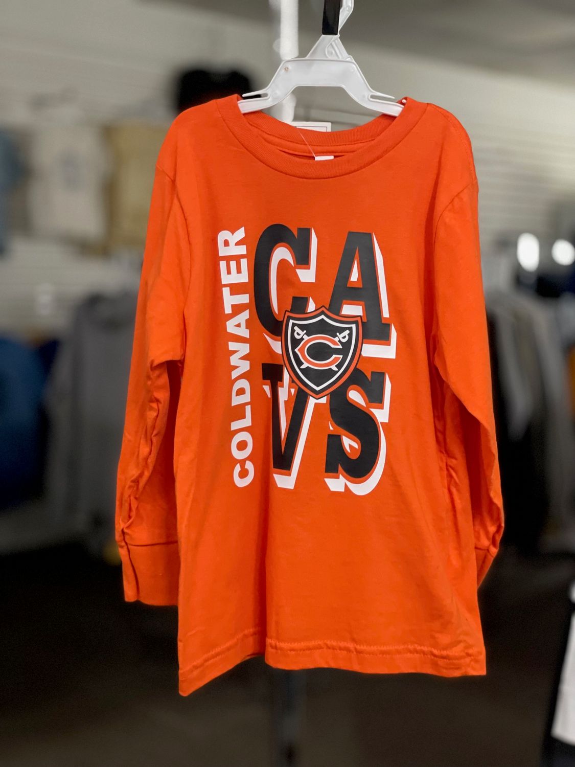 LAT Youth Fine Jersey Long Sleeve Tee 6201 Orange XS
