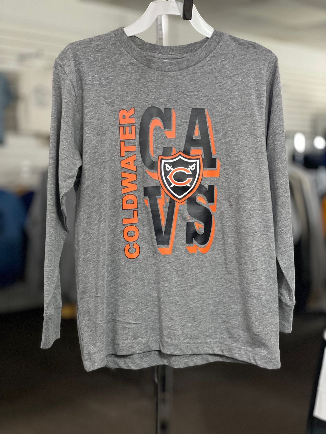 LAT Youth Fine Jersey Long Sleeve Tee 6201 Granite Heather S