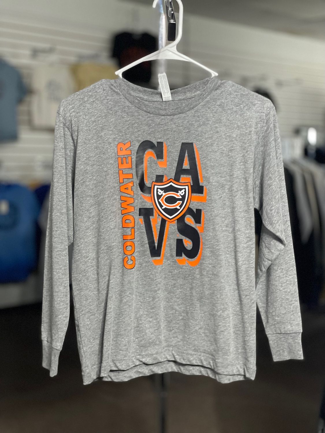 LAT Youth Fine Jersey Long Sleeve Tee 6201 Granite Heather M