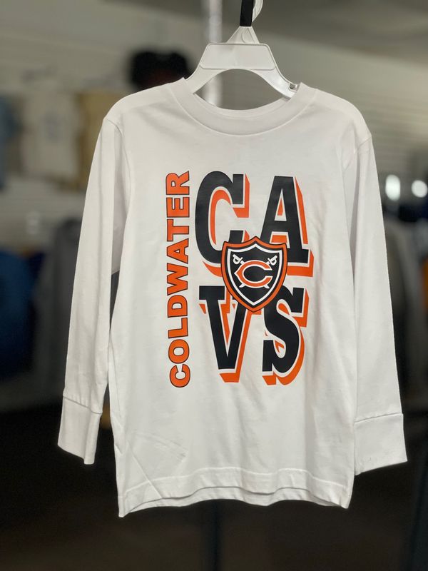 LAT Youth Fine Jersey Long Sleeve Tee 6201L White XS