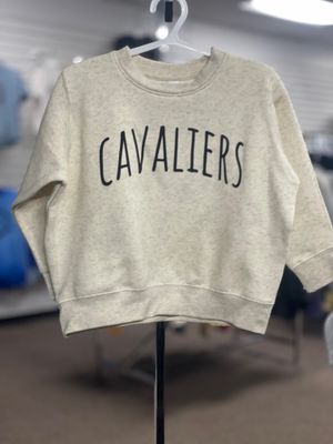 LAT Youth Elevated Fleece Crewneck Sweatshirt 2225 Natural Heather XS