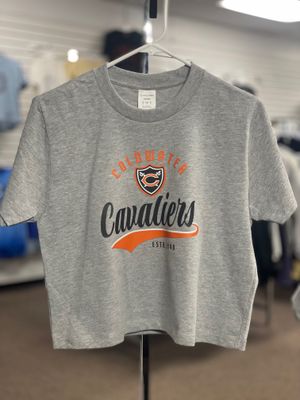 WOMEN’S HEAVYWEIGHT SIDNEY CROP TEE LADIES XS Athletic Heather