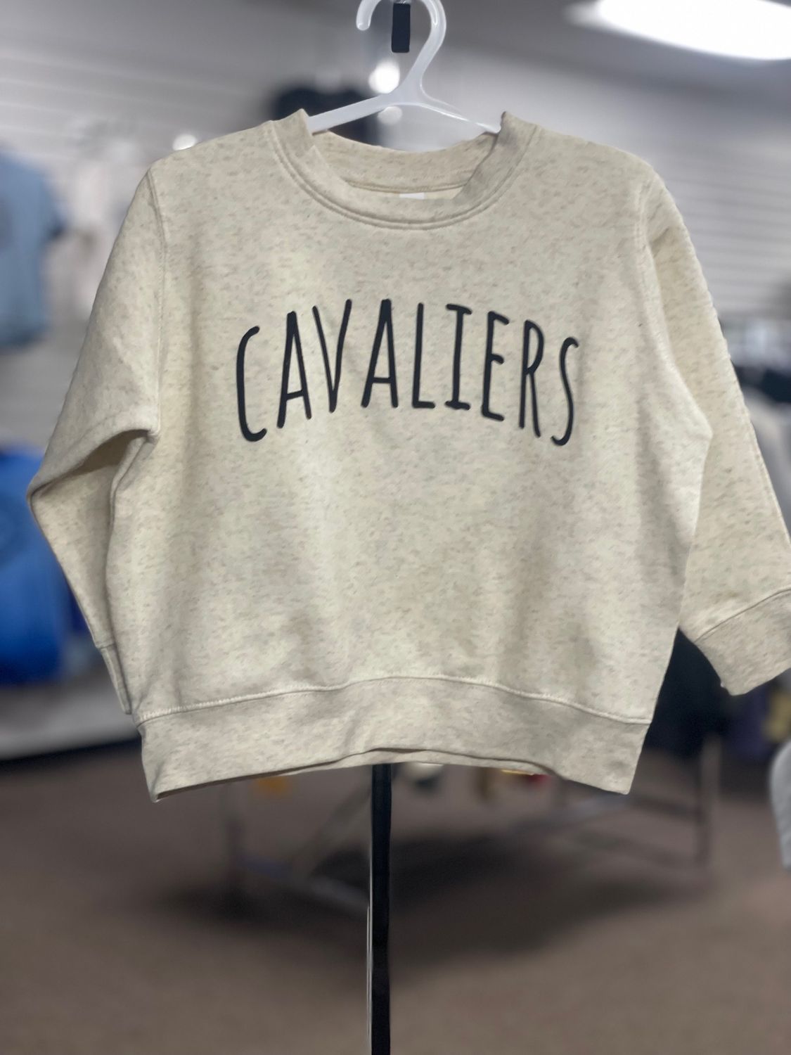 LAT Youth Elevated Fleece Crewneck Sweatshirt 2225 Natural Heather M