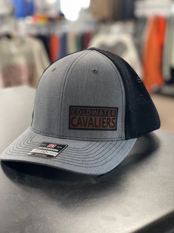 Richardson Snapback Trucker Cap 112 Heather Grey/ Black OSFM