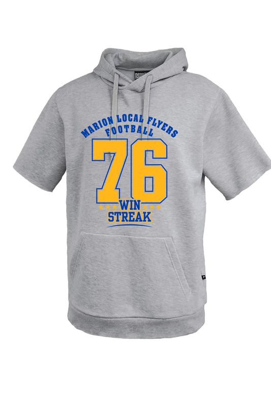 76 - YOUTH Fleece Short Sleeve Hoodie 