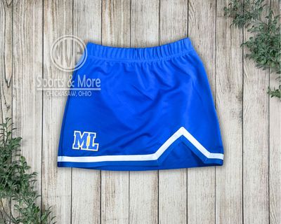 Augusta Girls Energy Skirt 9126 ROYAL/WHITE S