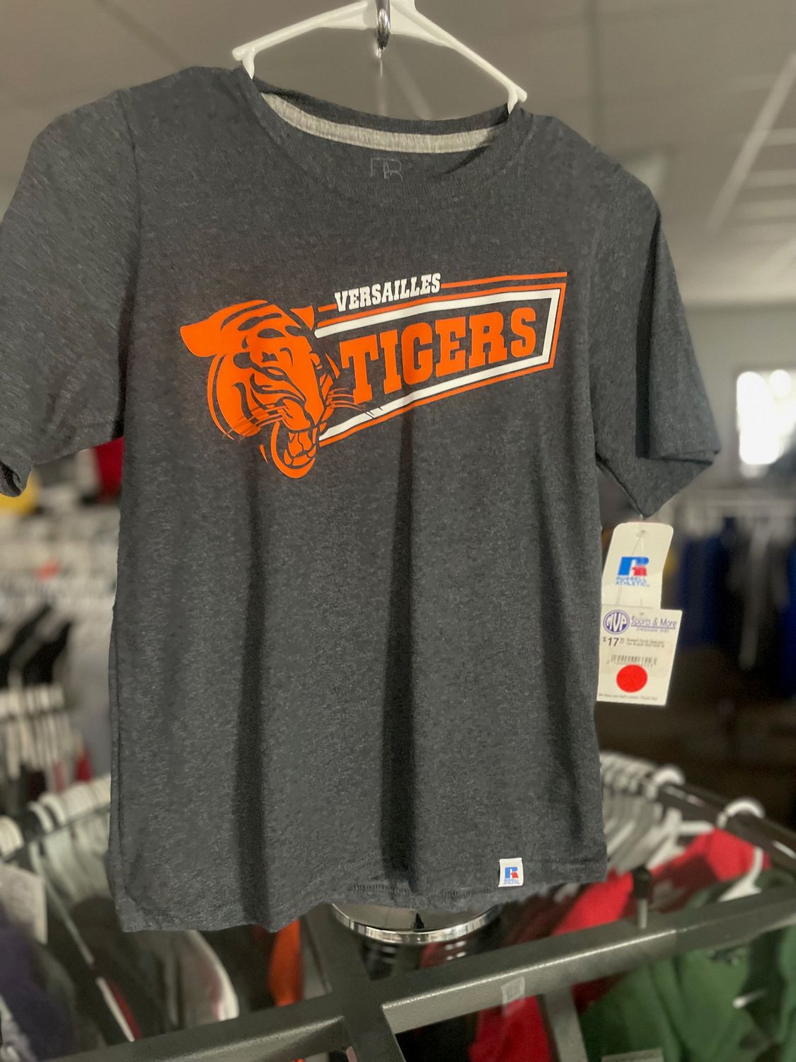 Russell Youth Essential Tee BLACK HEATHER M