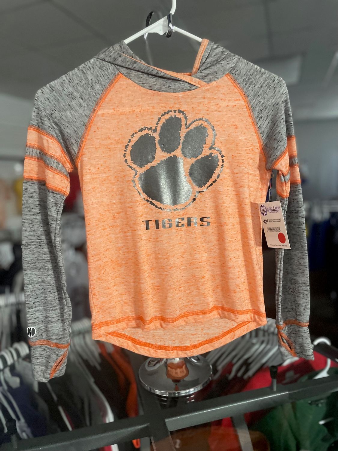 Holloway GIRLS ADVOCATE HOODIE ORANGE/BLACK S