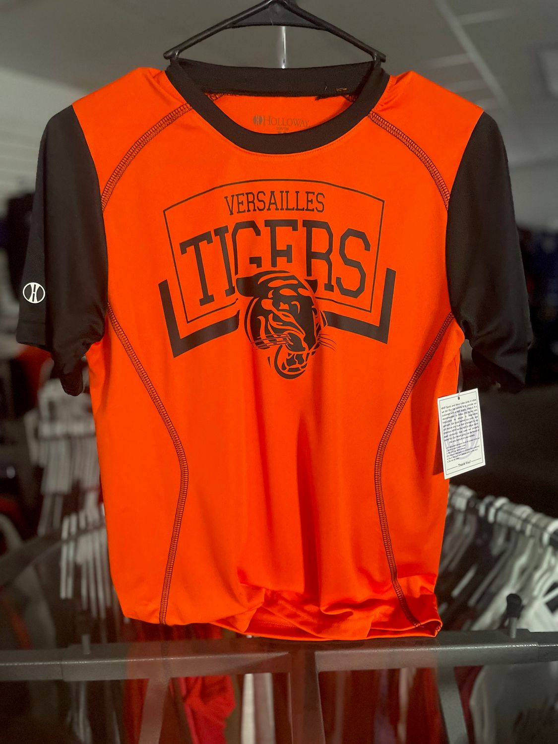 Youth Piston Shirt Orange/Black M