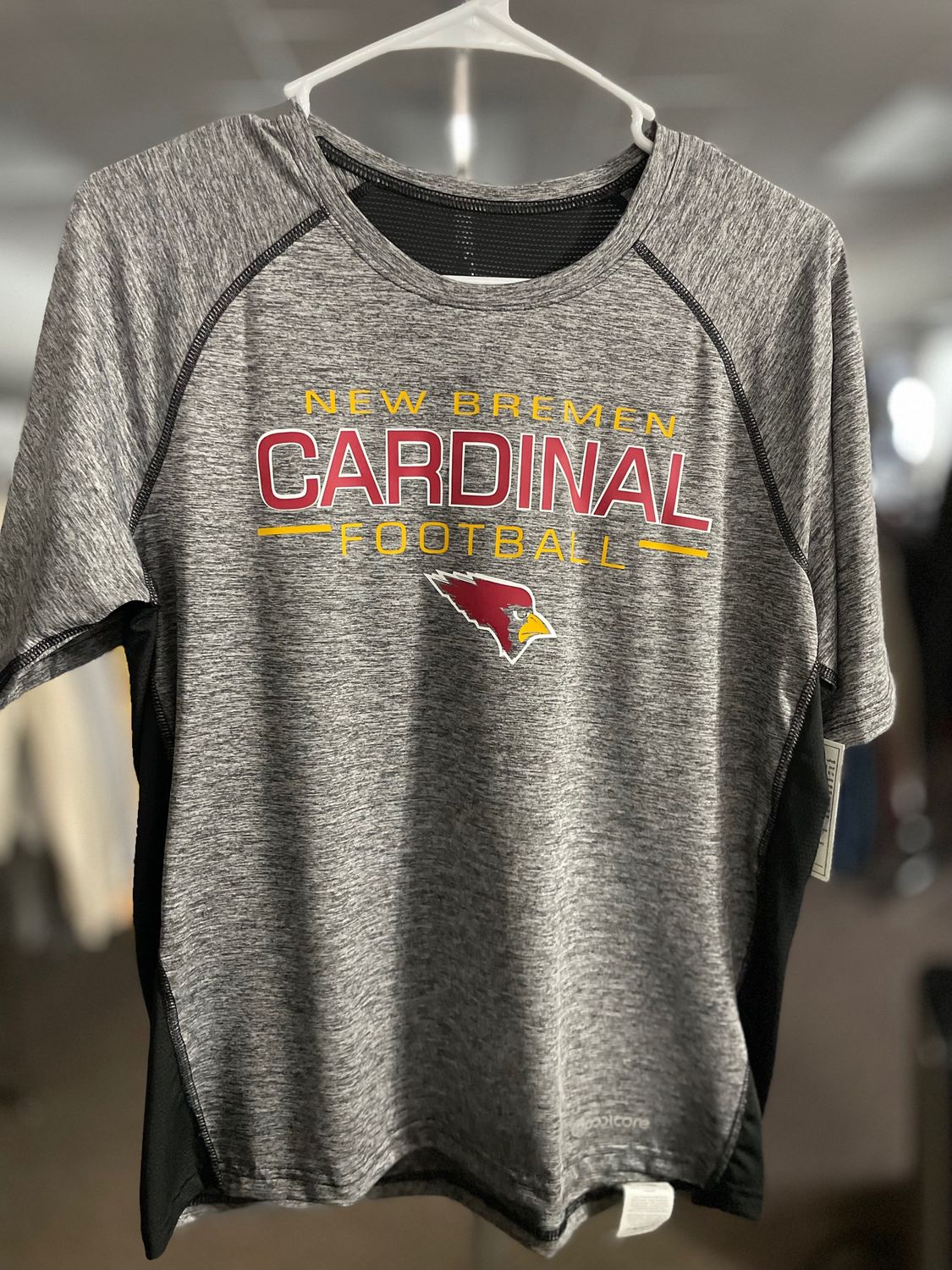 Holloway Youth Electrify CoolcoreÂ® Tee BLACK HEATHER XL