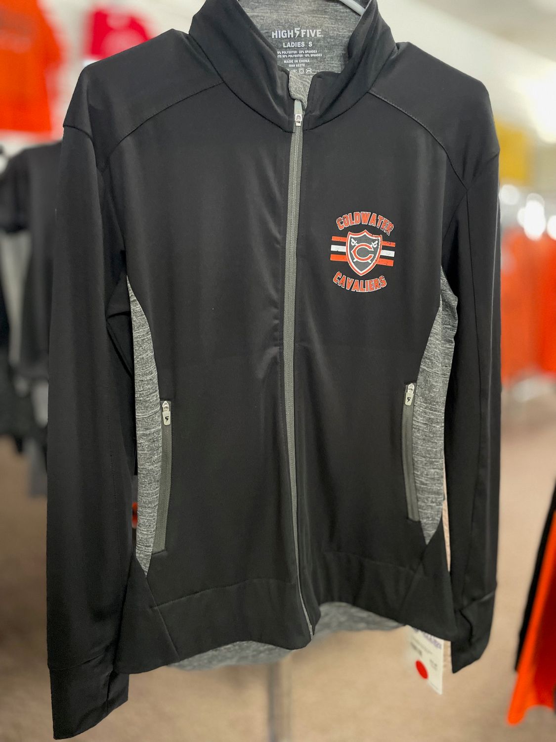 High Five Ladies Free Form Jacket CARBON/CARBON HEATHER S