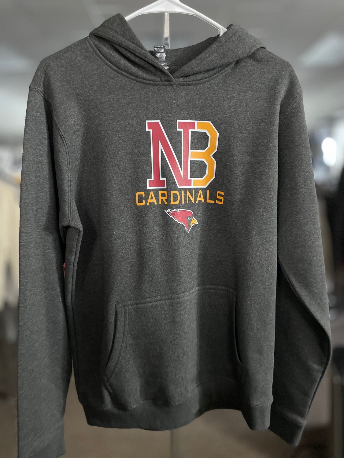 District® Youth V.I.T.™Fleece Hoodie DT6100Y Heathered Charcoal XL