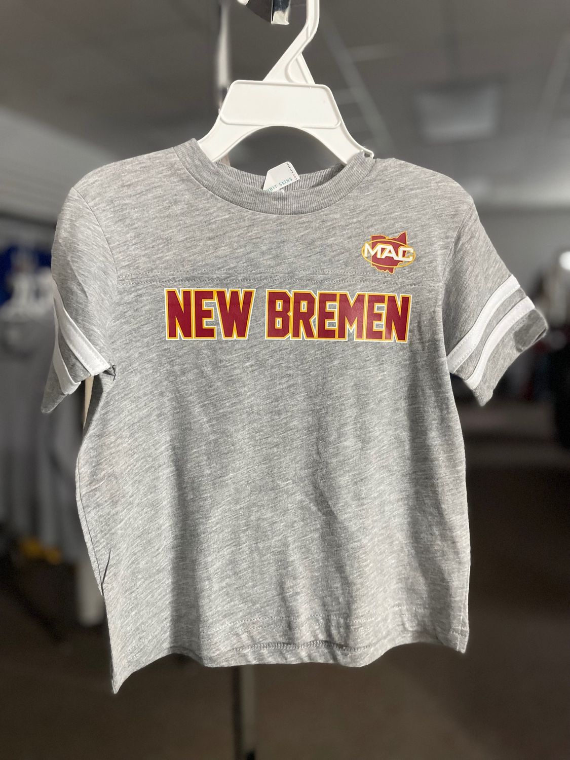 Rabbit Skins Toddler Football Fine Jersey Tee_3037 Vintage Heather/ White 2T