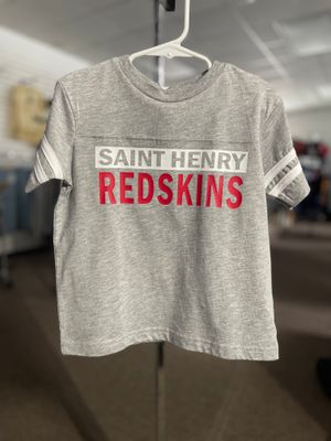 Rabbit Skins Toddler Football Fine Jersey Tee_3037 Vintage Heather/ White 3T