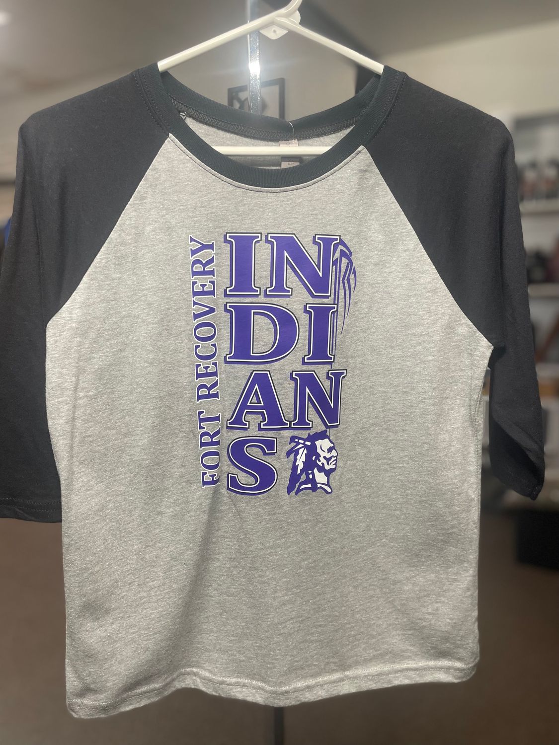 4159 3352 Black Sleeves/ Dark Heather Grey Body L