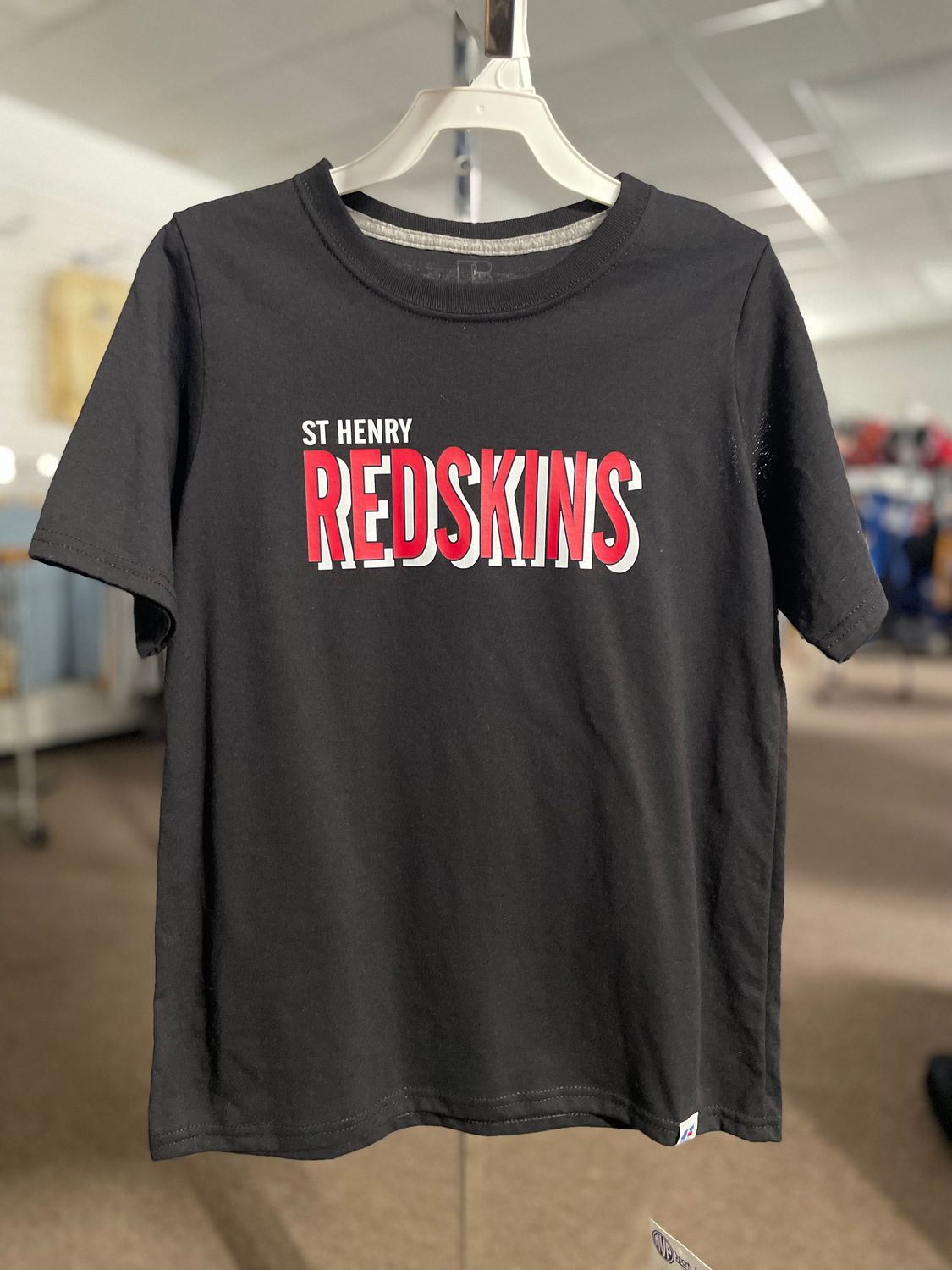 Russell Youth Essential Tee 64STTB BLACK M