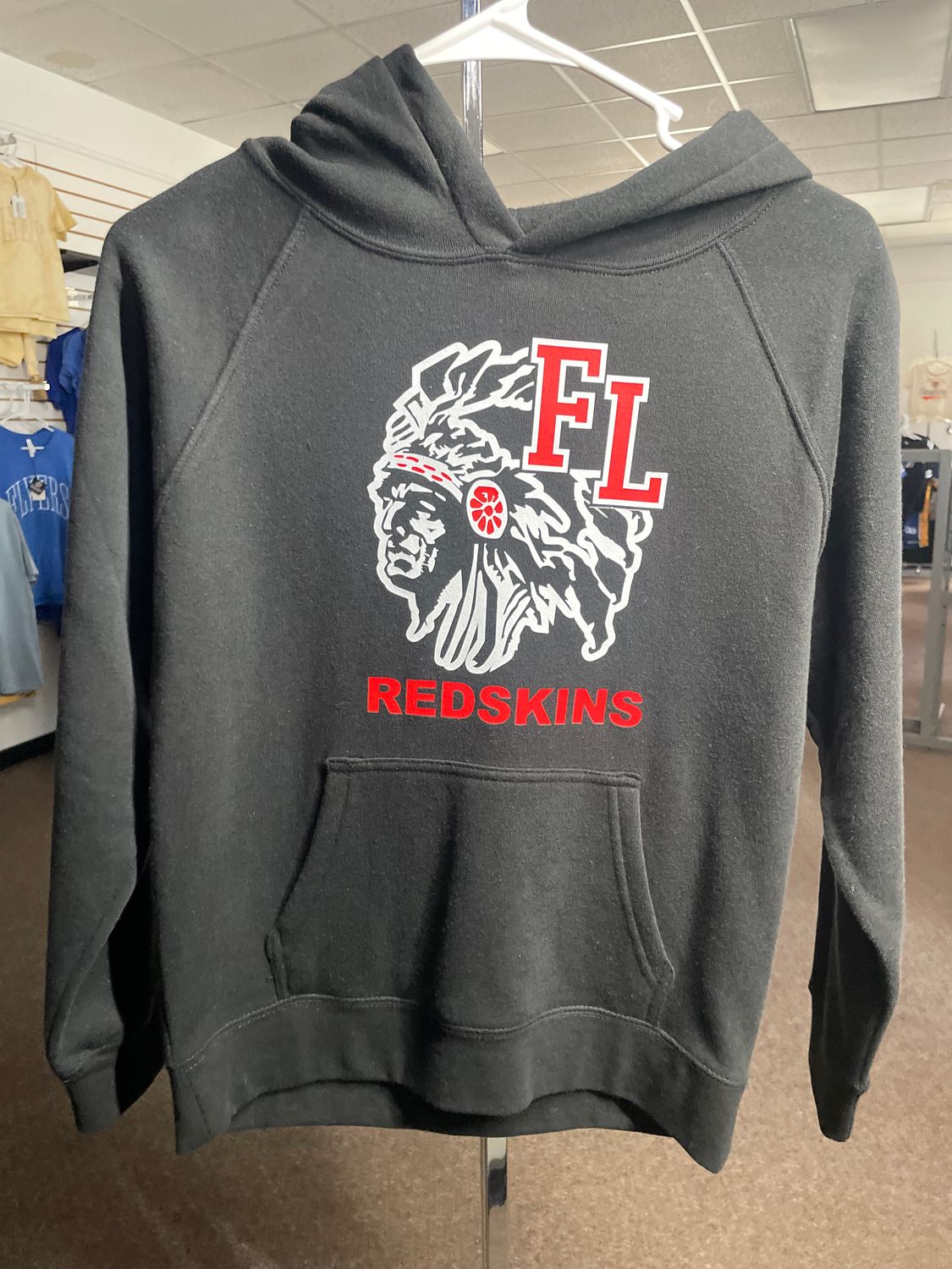 Independent Trading Co. Youth Special Blend Raglan Hooded Sweatshirt_PRM15YSB Black M