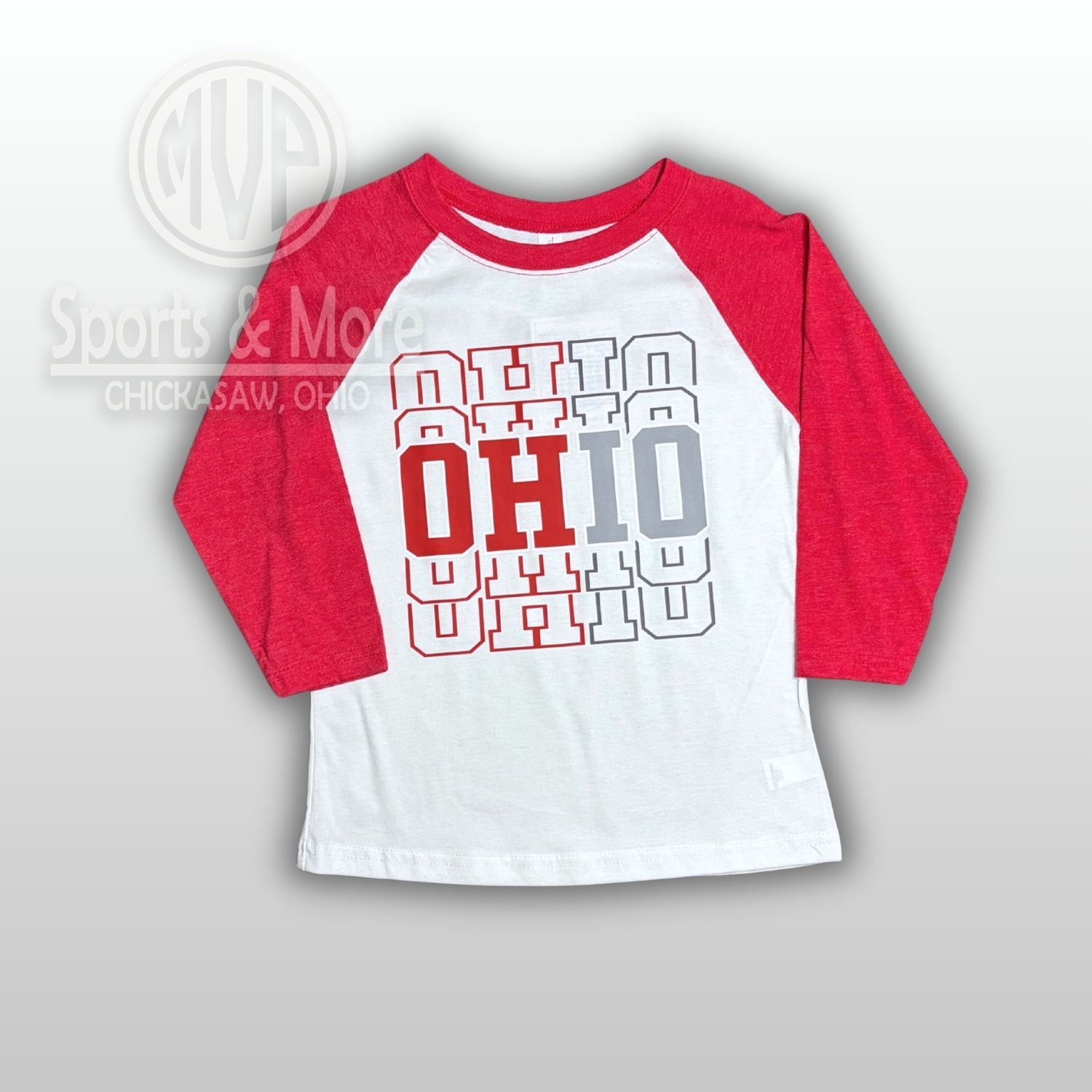 Next Level Unisex Triblend Three-Quarter Sleeve Raglan 6051 Vintage Red Sleeves/ Heather White Body S