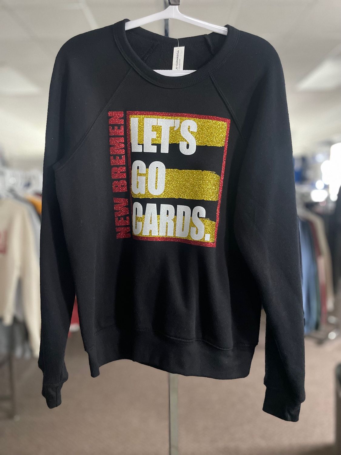 BELLA + CANVAS Youth Sponge Fleece Crewneck Sweatshirt 3901Y Black M