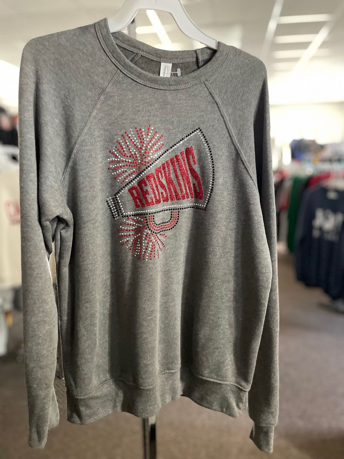 BELLA + CANVAS Youth Sponge Fleece Crewneck Sweatshirt 3901Y L Deep Heather