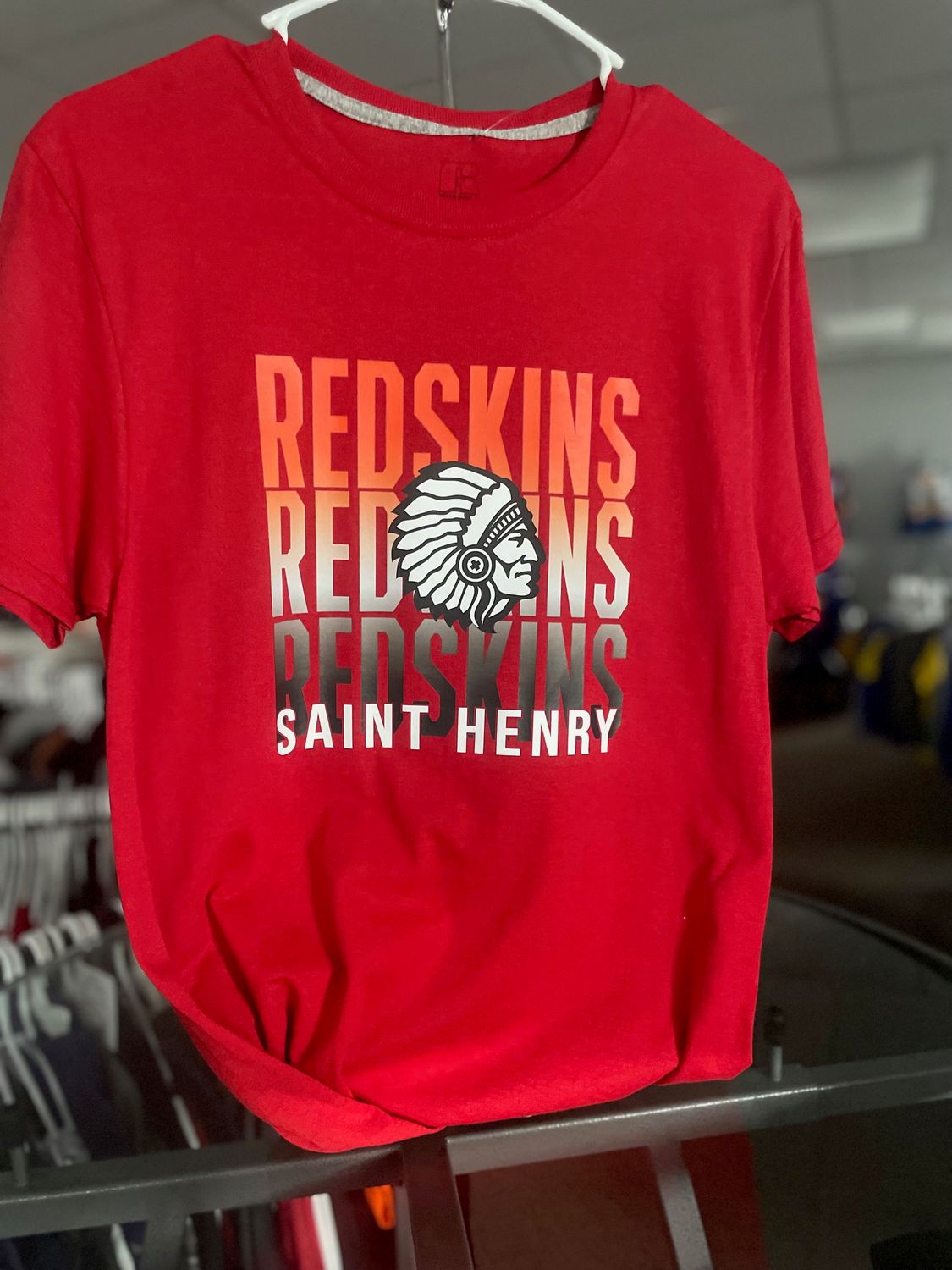 Russell Essential Tee 64STTM TRUE RED S