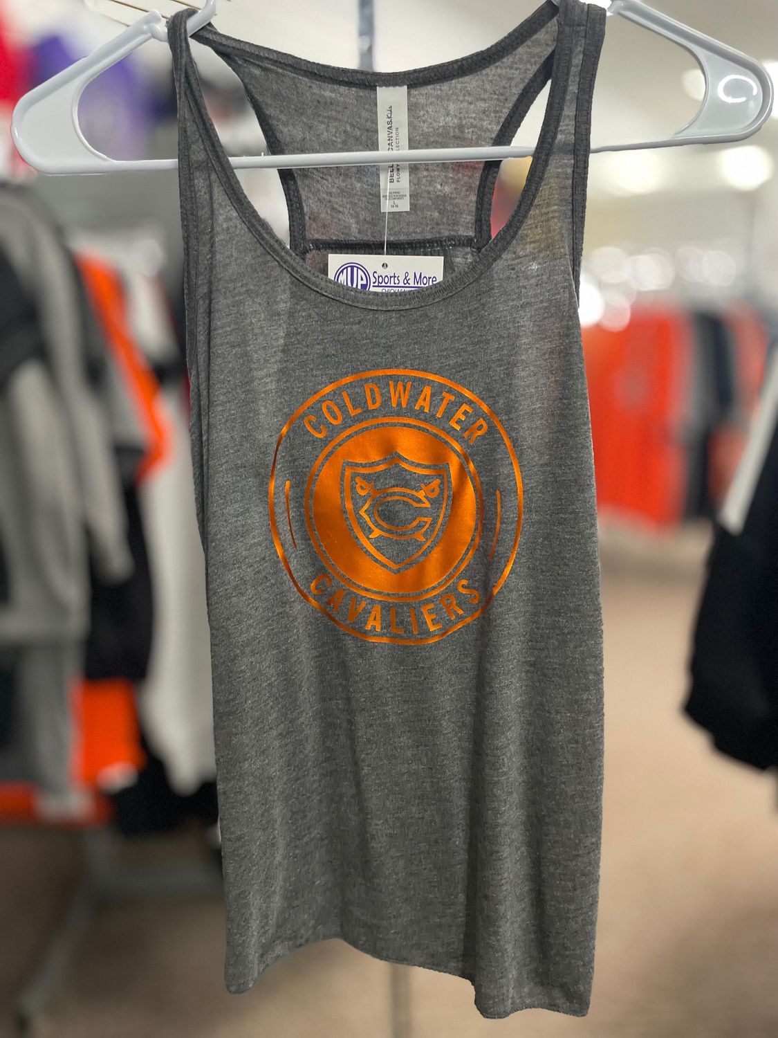 BELLA + CANVAS Youth Jersey Tank 3480Y L Dark Grey Heather