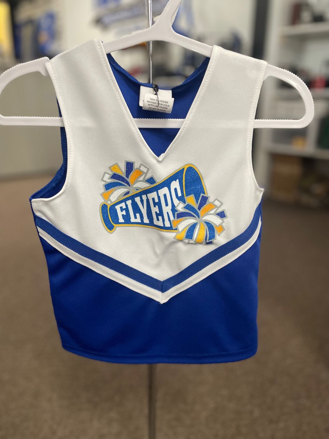 Augusta Girls Pike Shell 9141 ROYAL/WHITE/METALLIC SILVER XS