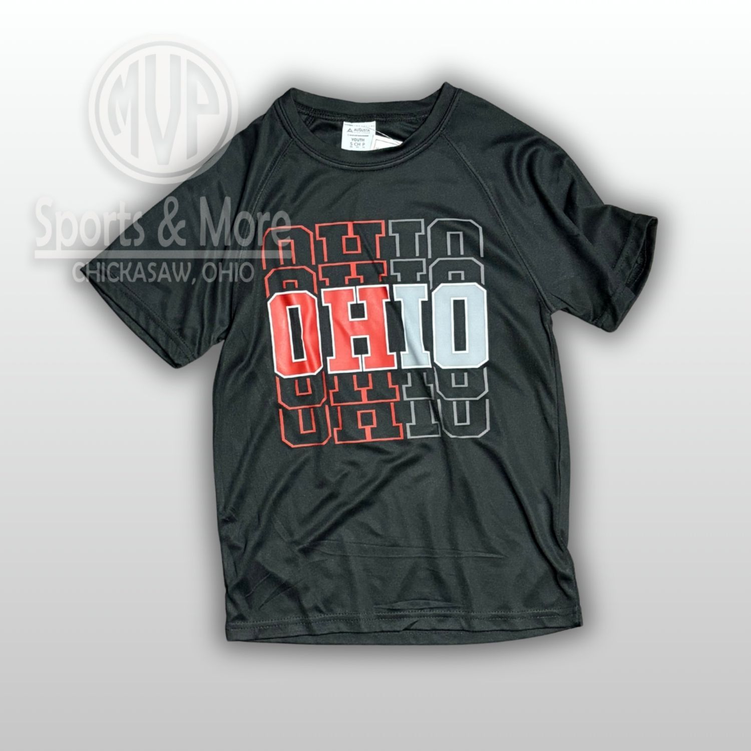 Augusta Youth  Attain Wicking Raglan Sleeve Tee 2791 BLACK S