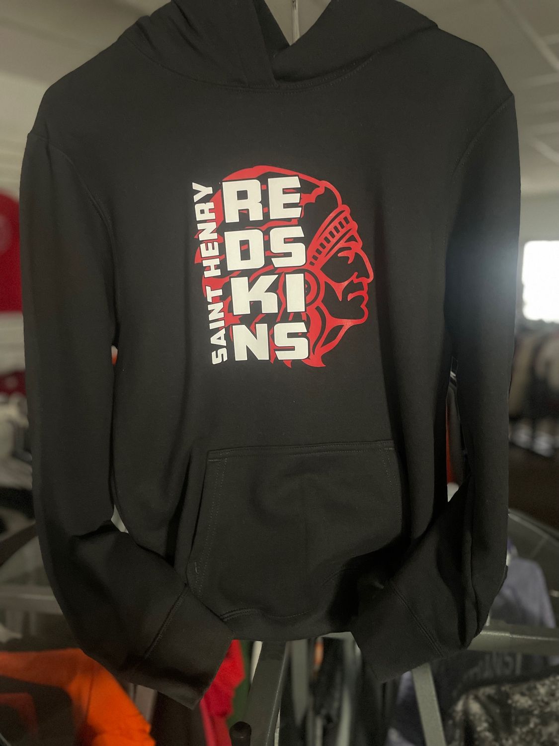 Port &amp; Company - Youth Core Fleece Pullover Hooded Sweatshirt. PC90YH Jet Black L