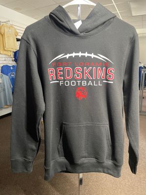 Port &amp; Company® Youth Fan Favorite Fleece Pullover Hooded Sweatshirt. PC850YH Jet Black L