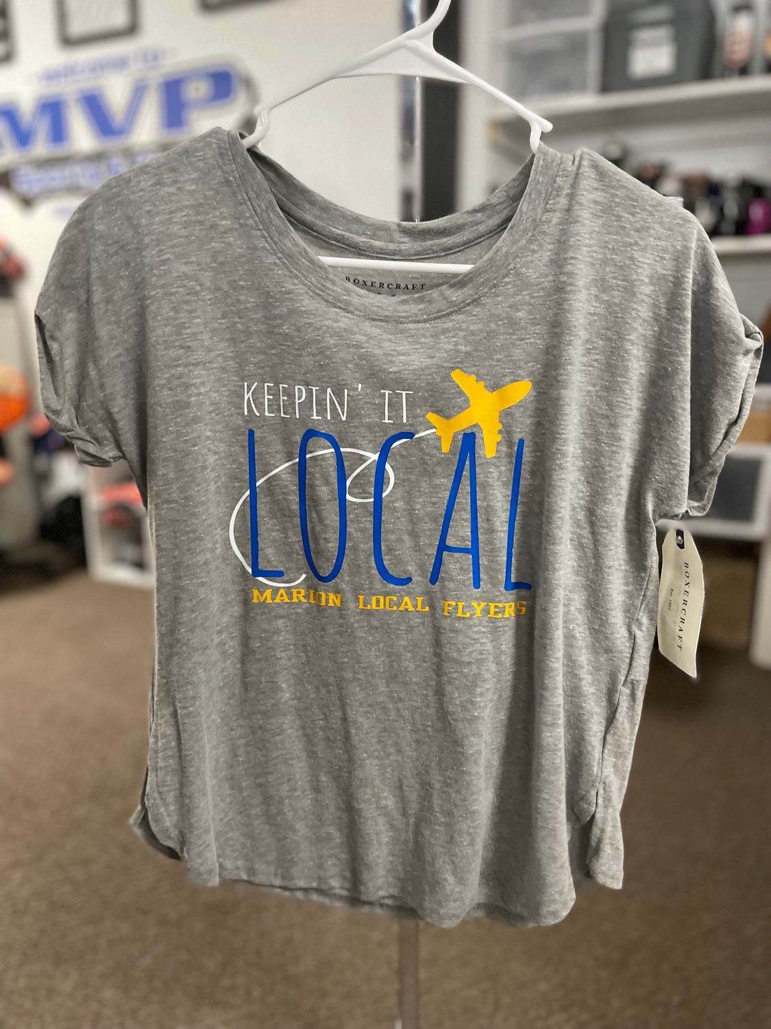 Boxercraft Women's Sweet T-Shirt BW2102 Oxford Heather S