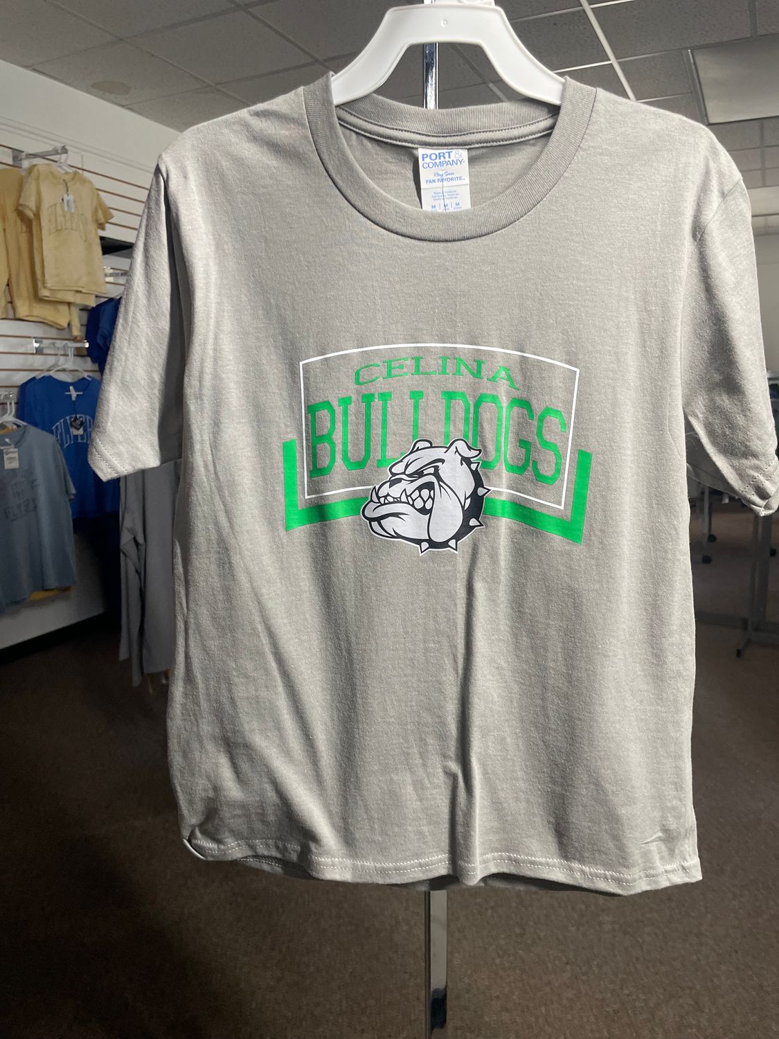 Port &amp; Company® Youth Fan Favorite Tee. PC450Y Medium Grey M