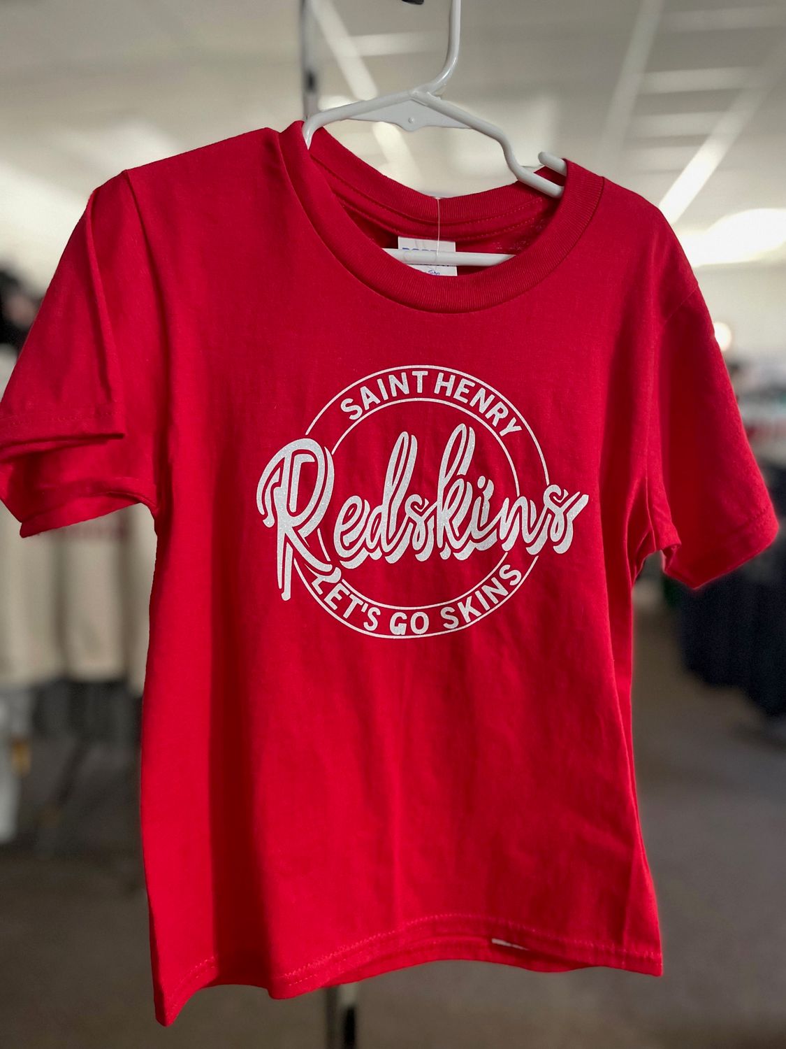 Port &amp; Company® Youth Fan Favorite Tee. PC450Y Bright Red XS