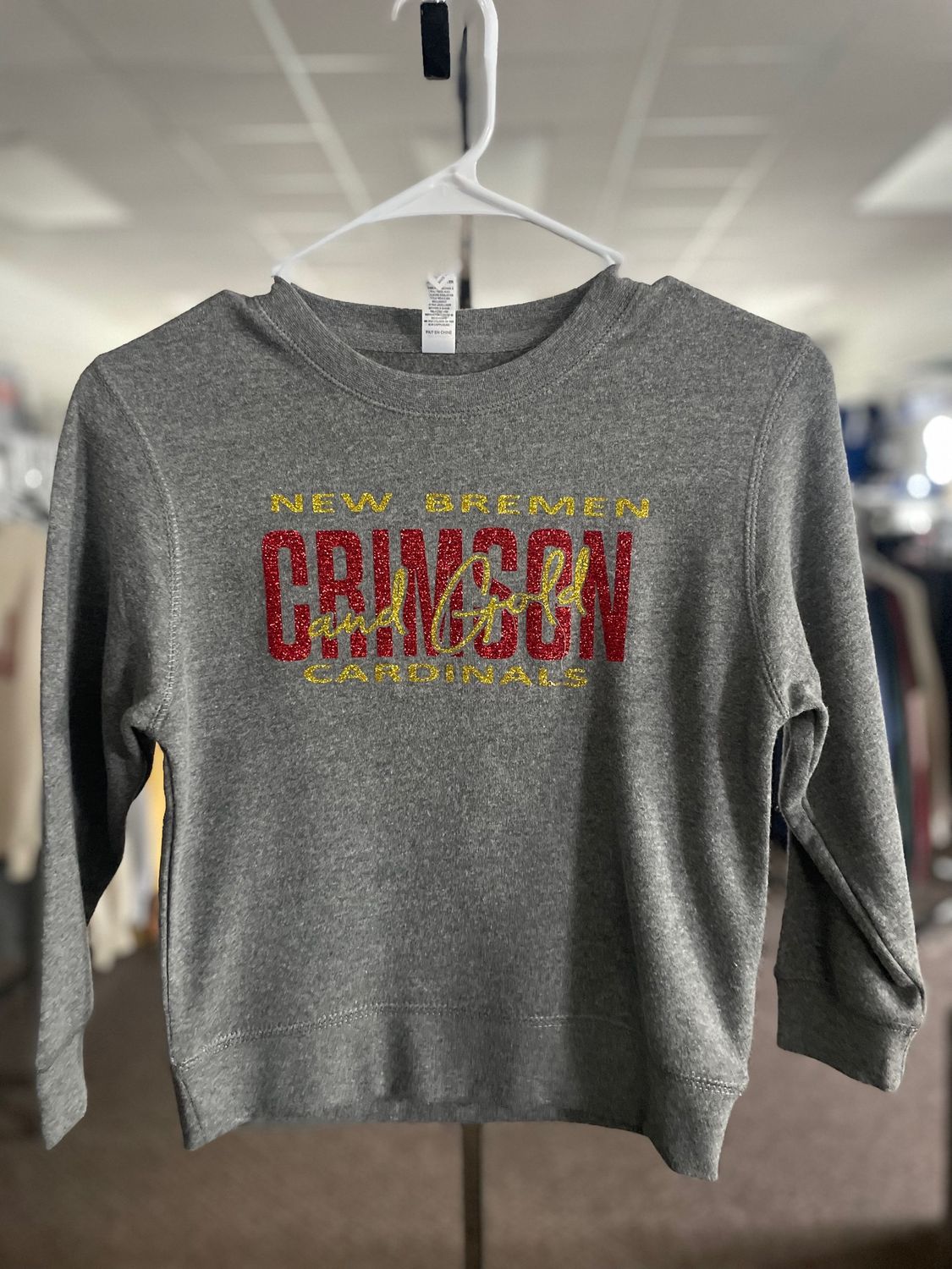 Independent Trading Co. Youth Lightweight Special Blend Crewneck Sweatshirt PRM15YSBC Nickel XS