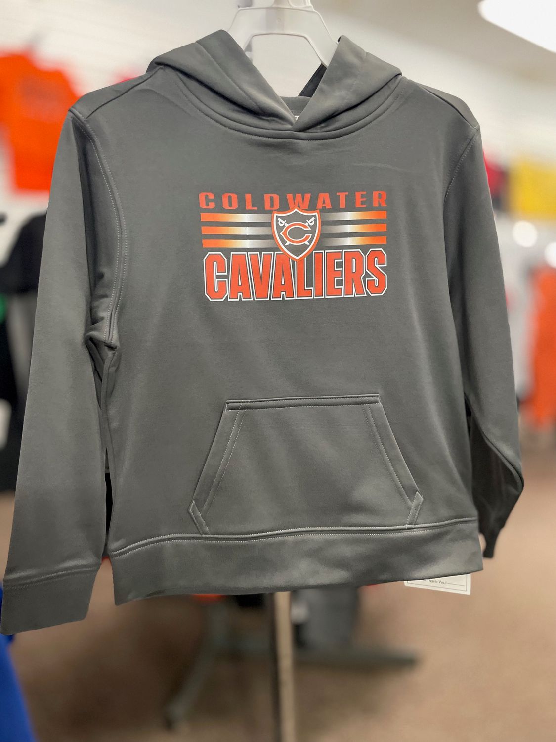 Sport-Tek® Youth Sport-Wick® Fleece Hooded Pullover. YST244 Dark Smoke Grey XS