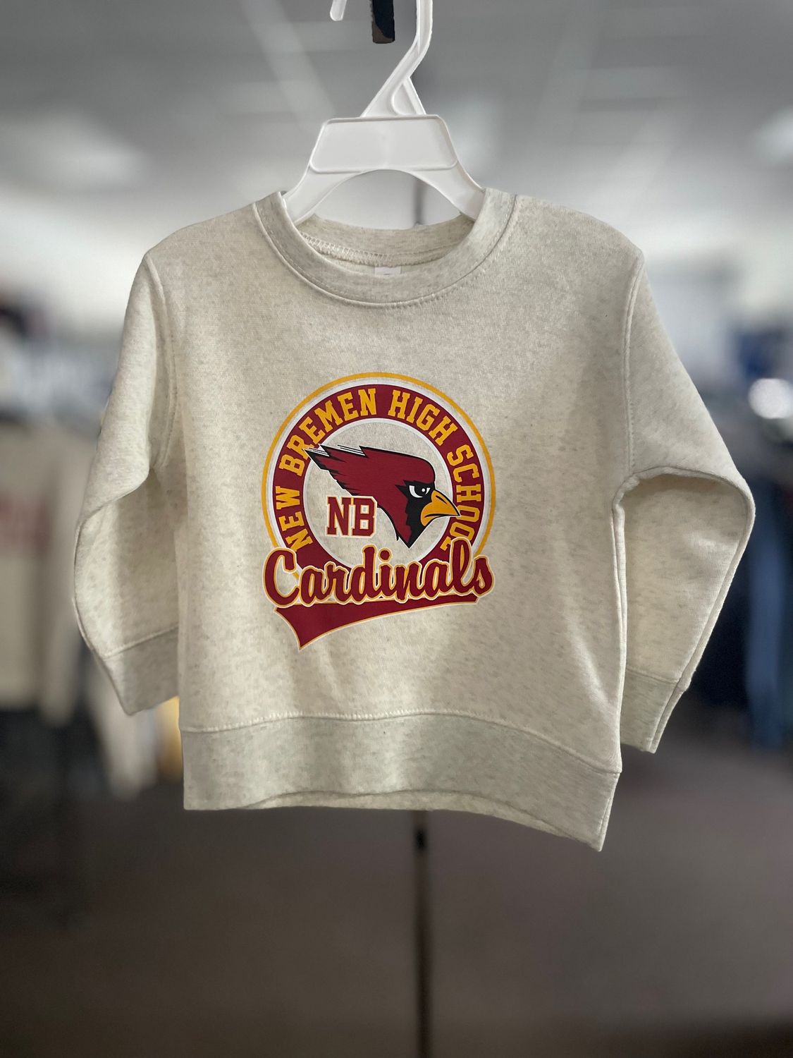 Rabbit Skins Toddler Fleece Crewneck Sweatshirt 3317 Natural Heather 2T