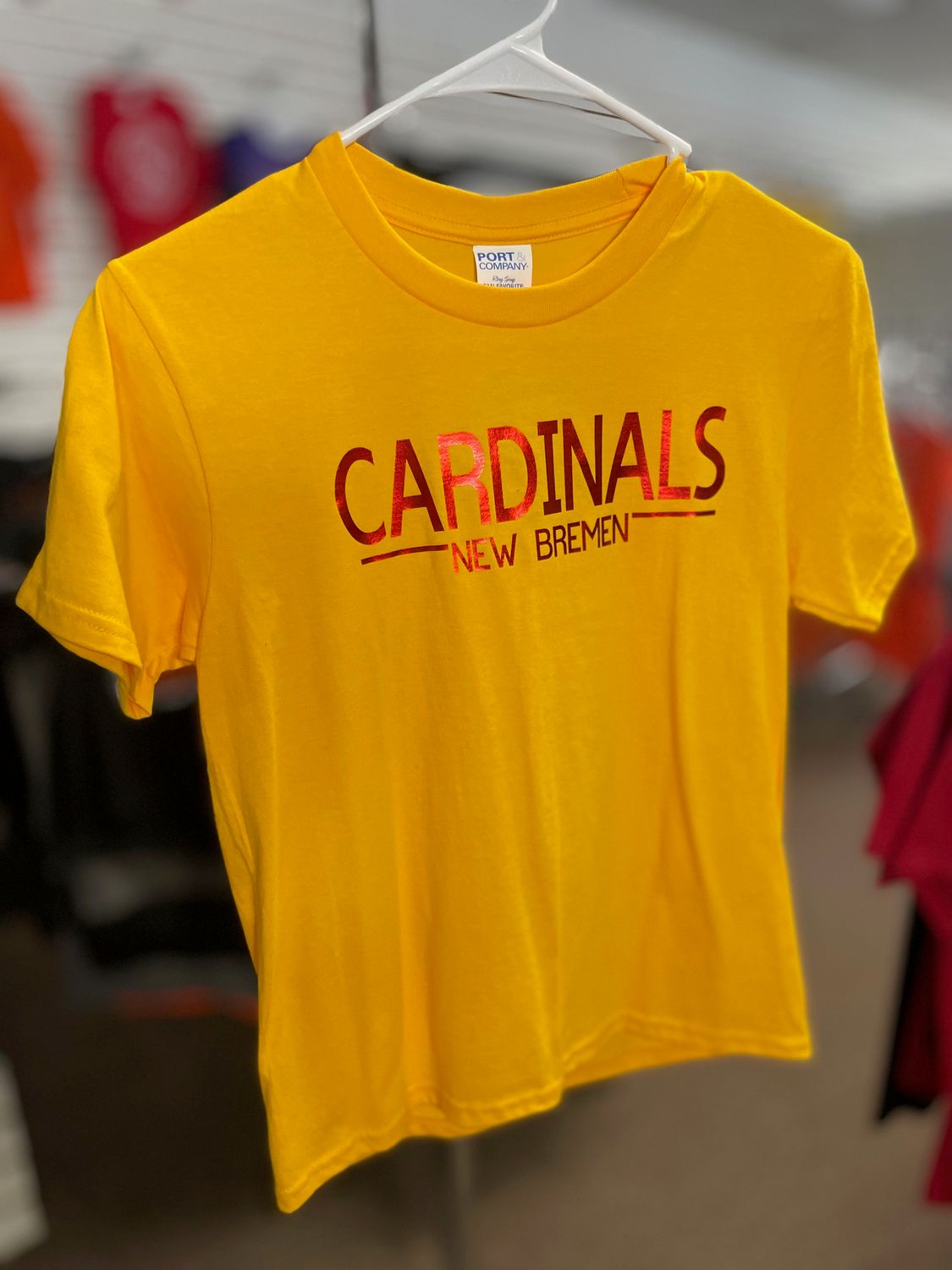 Port &amp; Company® Youth Fan Favorite Tee. PC450Y Bright Gold M