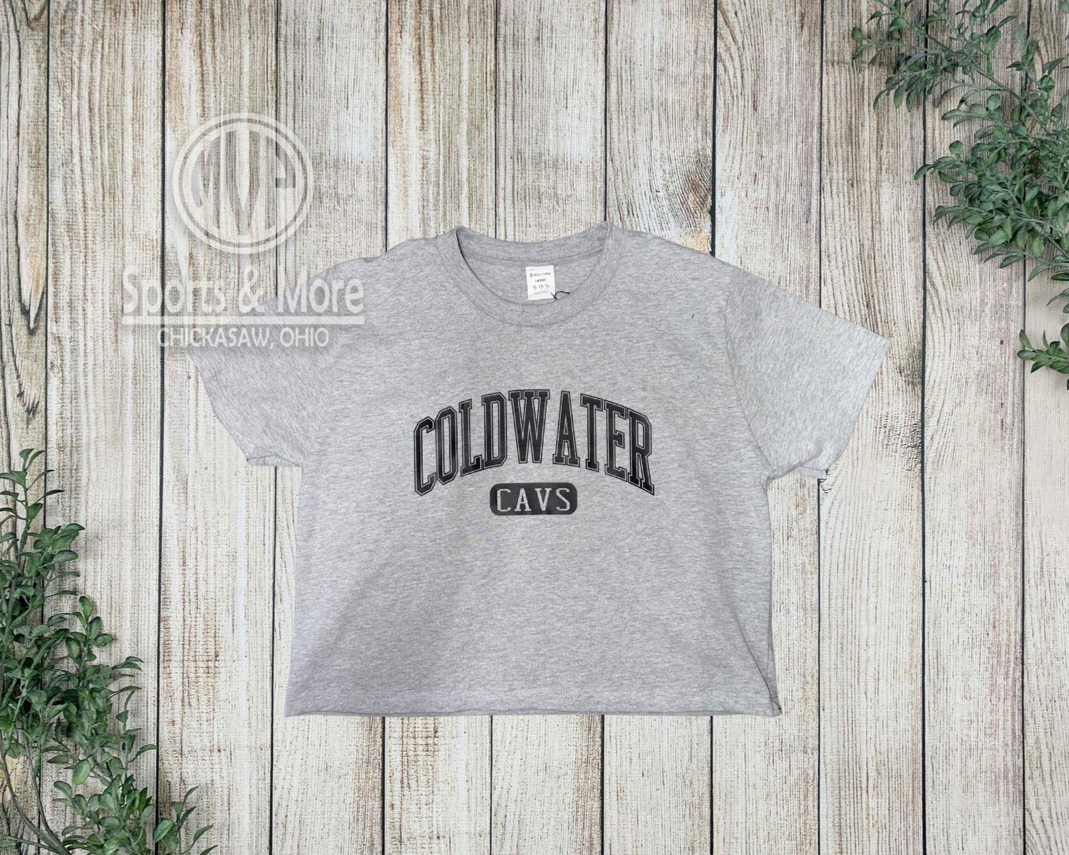 WOMEN’S HEAVYWEIGHT SIDNEY CROP TEE LADIES XL Athletic Heather