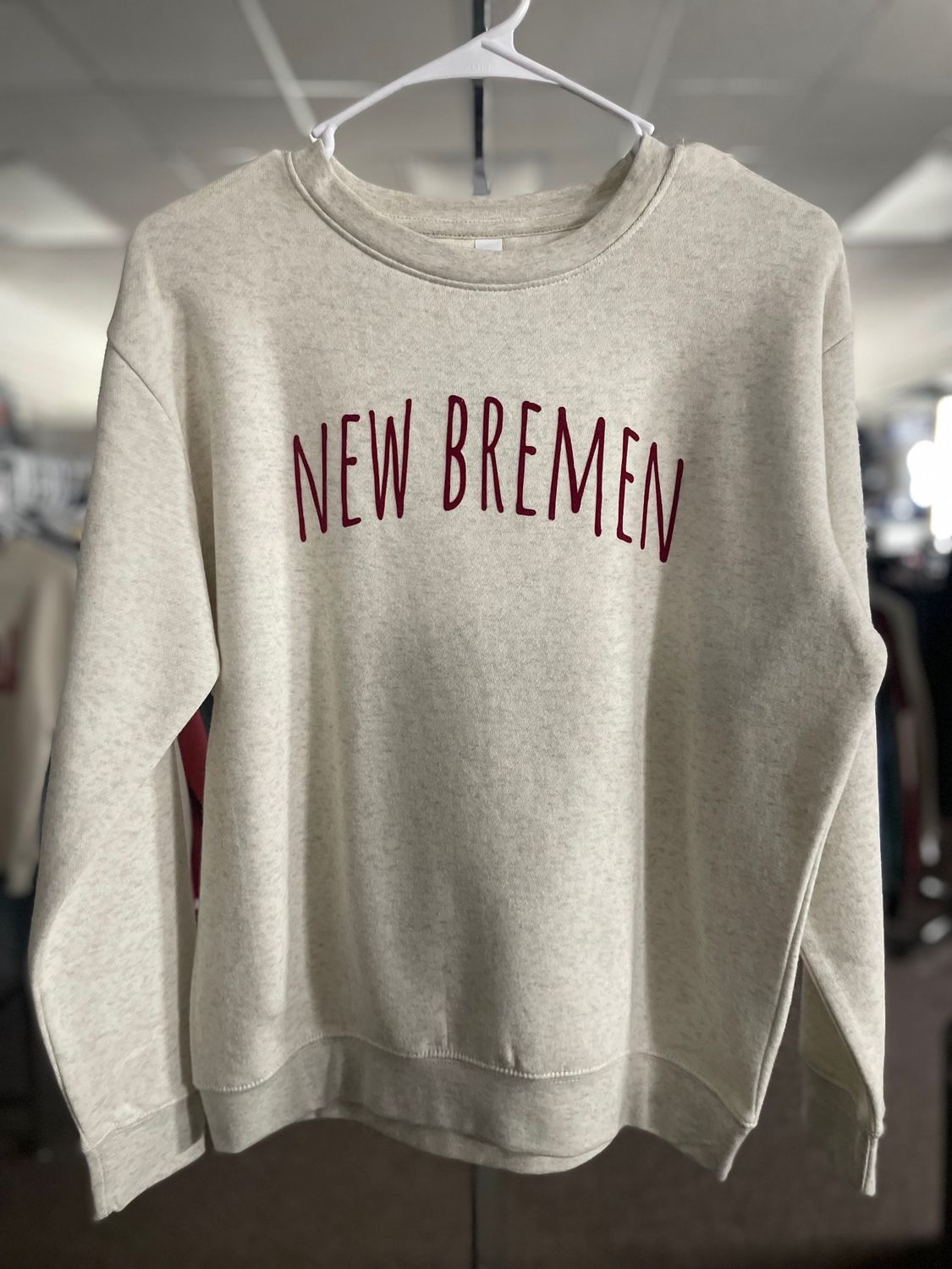 LAT Youth Elevated Fleece Crewneck Sweatshirt 2225 Natural Heather XL