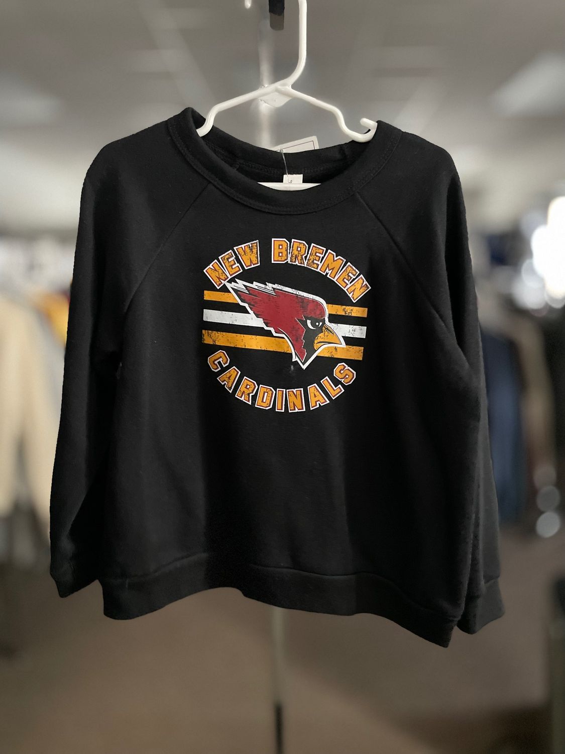 BELLA + CANVAS - Toddler Sponge Fleece Raglan Sweatshirt - 3901T Black 5T