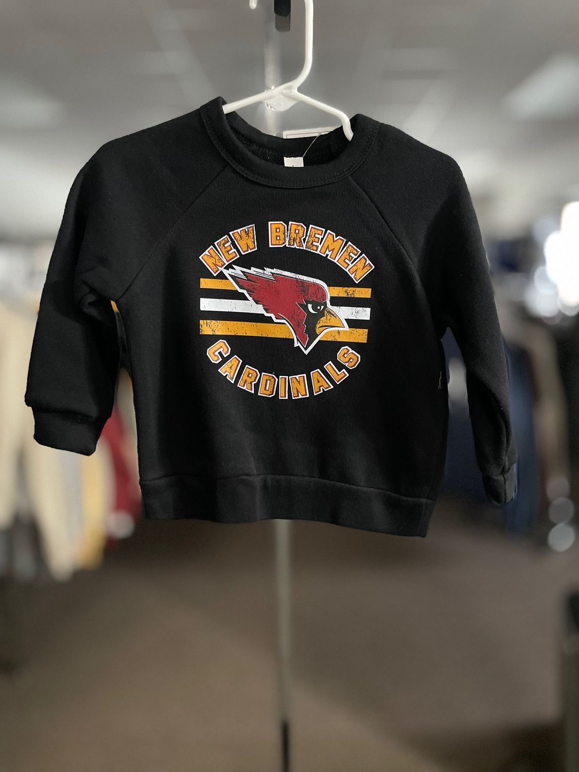 BELLA + CANVAS - Toddler Sponge Fleece Raglan Sweatshirt - 3901T Black 2T