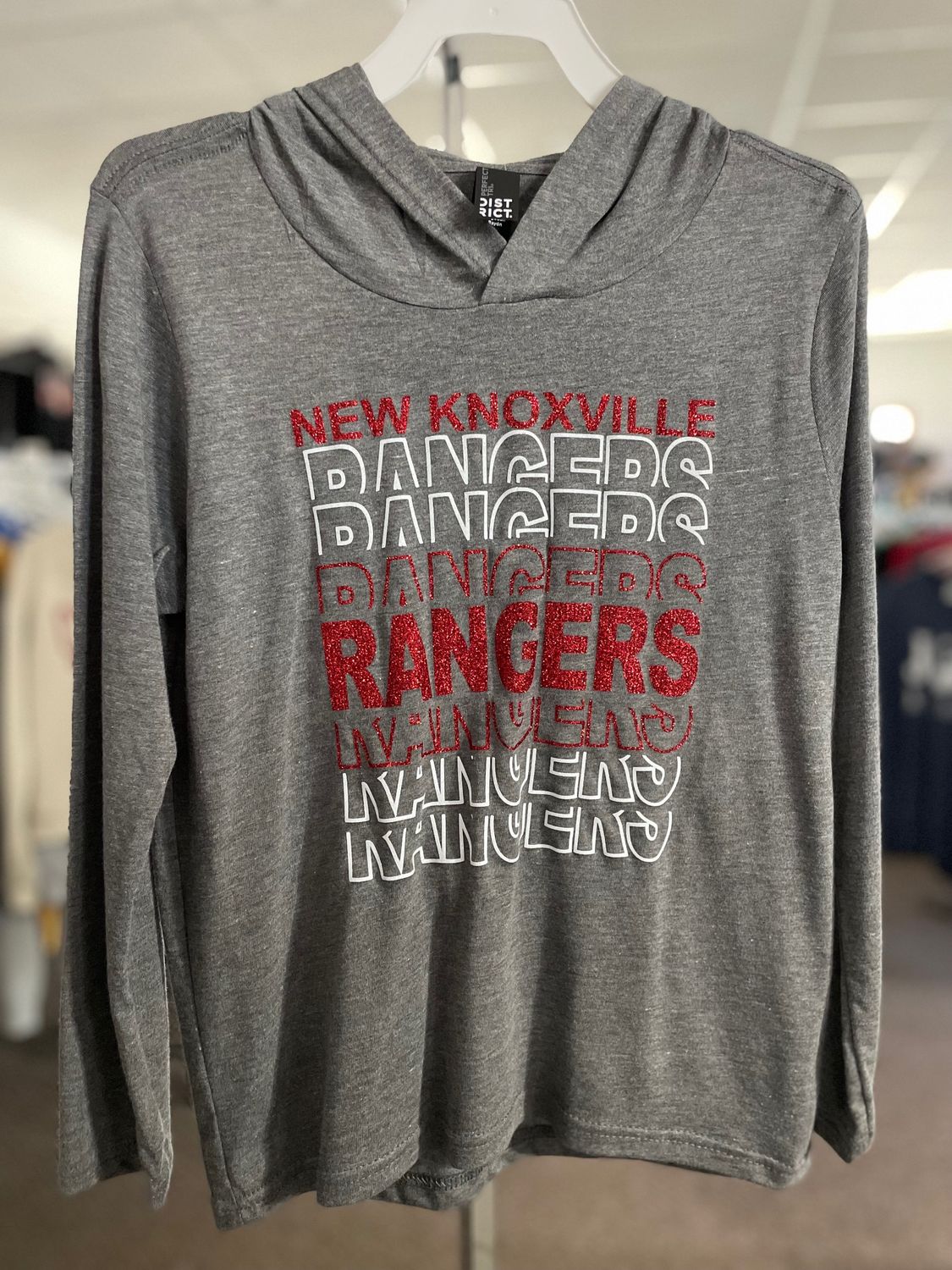 District ® Youth Perfect Tri ® Long Sleeve Hoodie DT139Y Grey Frost S