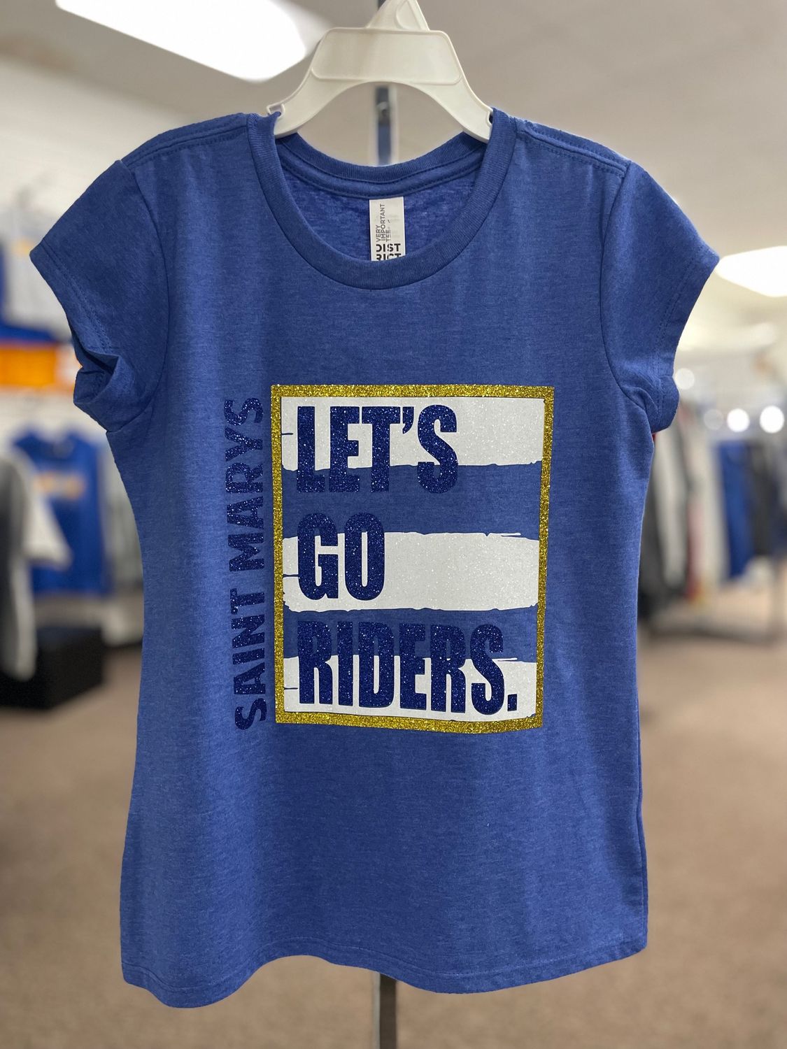 District ® Girls Very Important Tee ® .DT6001YG Royal Frost S