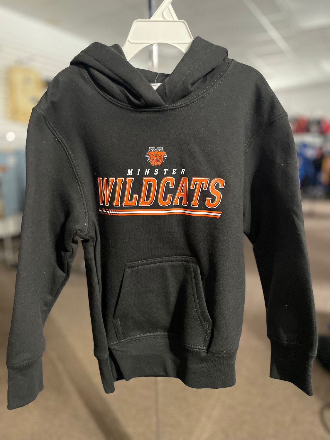 Port &amp; Company® Youth Fan Favorite Fleece Pullover Hooded Sweatshirt. PC850YH Jet Black XS