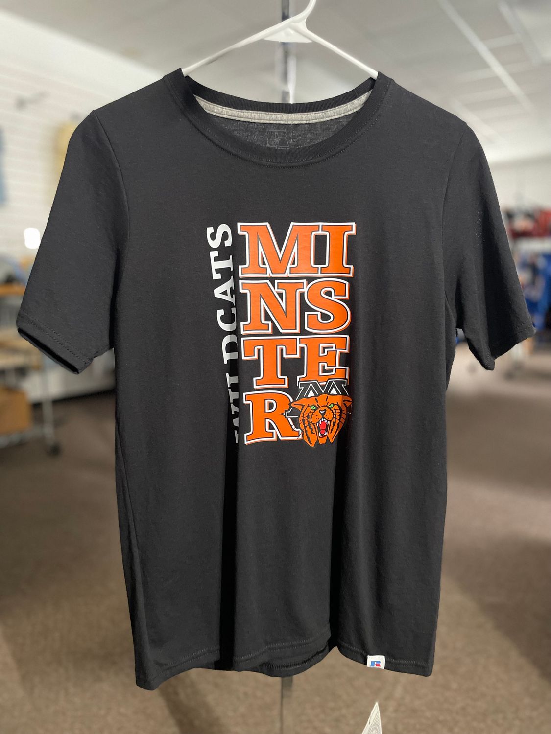 Russell Youth Essential Tee 64STTB BLACK XL